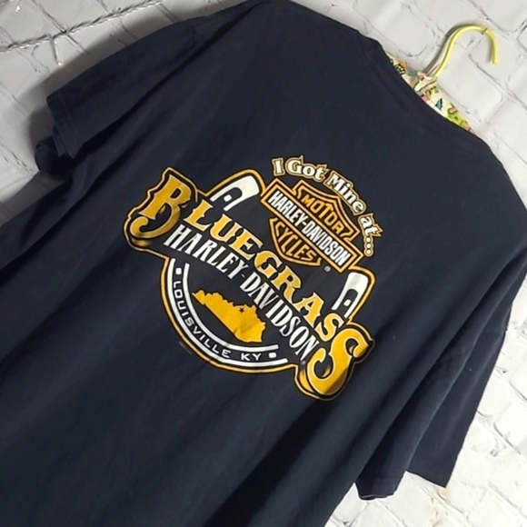 Harley-Davidson Louisville Kentucky Bluegrass Double Sided Graphic Tee Mens 2XL - Picture 15 of 17